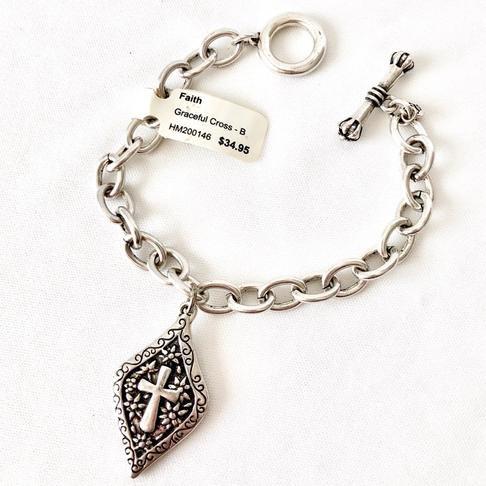 'Graceful Cross' Hallmark Charm Bracelet *NWT*